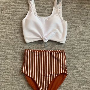 Coral Reef Swim Traveler top and Leisure reversible bottom